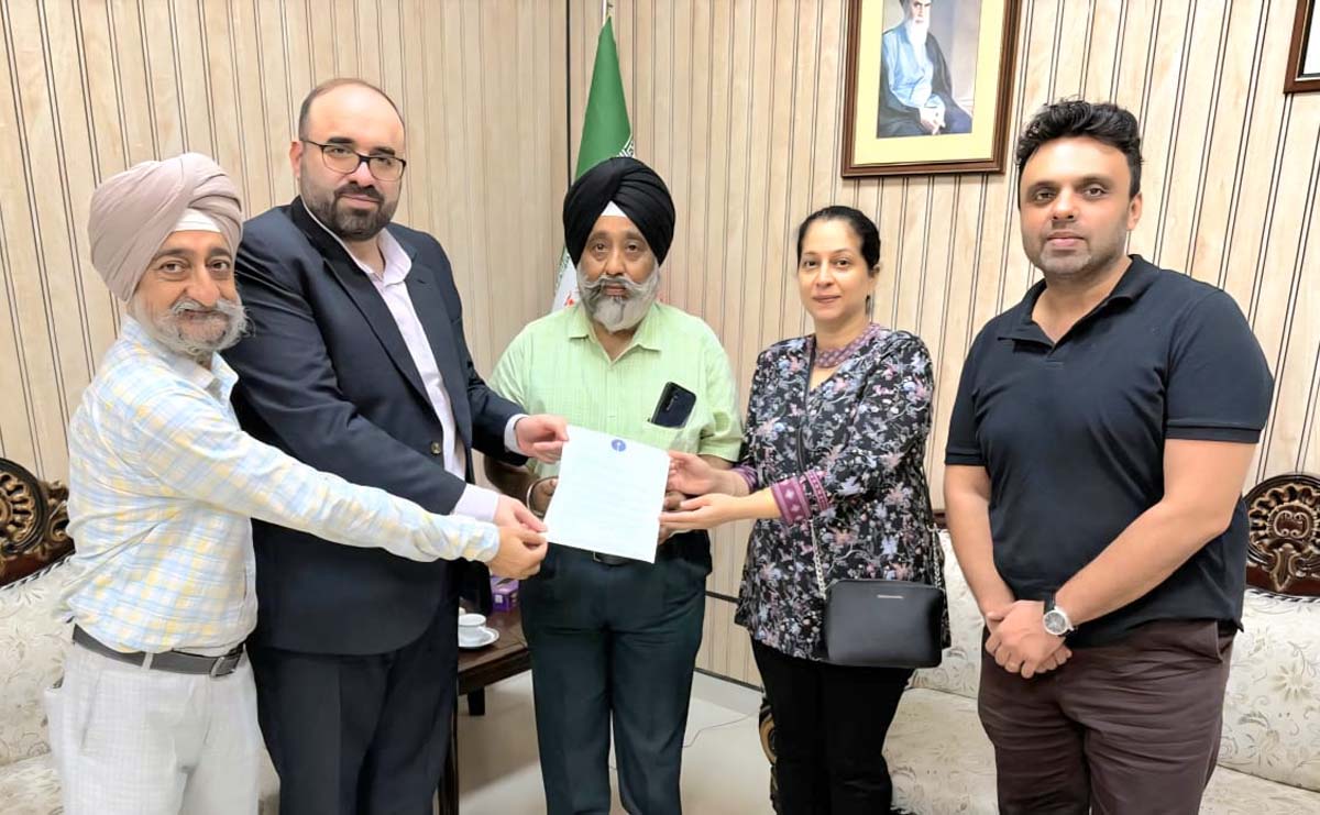 Delegation of Virasat Sikhism Trust meets Cultural Adviser of Iran